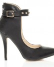 WOMENS-LADIES-HIGH-HEEL-ANKLE-CUFF-STUDDED-STRAP-BUCKLE-COURT-SHOES-SIZE-7-40-0-0