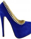 WOMENS-LADIES-HIGH-HEEL-CONCEALED-PLATFORM-POINTED-COURT-SHOES-PARTY-PUMPS-SIZE-UK-6-Cobalt-Blue-Suede-0-1
