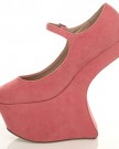 WOMENS-LADIES-HIGH-HEEL-LESS-WEDGE-MARY-JANE-STYLE-PLATFORM-SHOES-SIZE-4-37-0-0