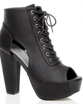 WOMENS-LADIES-PEEP-TOE-CUT-OUT-LACE-UP-BLOCK-HIGH-HEEL-PLATFORM-BOOTS-SIZE-6-39-0