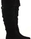 WOMENS-LADIES-THIGH-HIGH-OVER-THE-KNEE-BIKER-RIDING-STYLE-LOW-FLAT-HEEL-KNEE-BOOTS-SIZE-3-8-0-0
