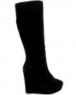 WOMENS-WEDGE-HEEL-SUEDE-TALL-KNEE-HIGH-STRETCH-GUSSET-SHOE-BOOTS-LADIES-NEW-3-8-0-0