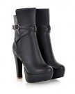 WeenFashion-Womens-Closed-Round-Toe-High-Heel-Platform-Chunky-Heels-PU-Short-Plush-Solid-Boots-Black-2-UK-0-5