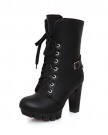 WeenFashion-Womens-Closed-Round-Toe-High-Heel-Platform-PU-Short-Plush-Solid-Boots-with-Bandage-Black-1-UK-0