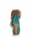 WeenFashion-Womens-Closed-Round-Toe-High-Heel-Stiletto-Frosted-PU-Short-Plush-Solid-Boots-with-Zipper-Green-55-UK-0-0