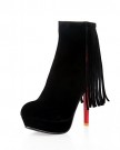 WeenFashion-Womens-Closed-Round-Toe-High-Heel-Stiletto-PU-Short-Plush-Assorted-Colors-Boots-with-Tassels-Red-5-UK-0-0