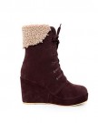 WeenFashion-Womens-Round-Closed-Toe-High-Heels-PU-Short-Plush-Solid-Boots-with-Bandage-Wedge-Platform-Brown-5-UK-0-0