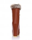 WeenFashion-Womens-Round-Closed-Toe-High-Heels-Short-Plush-Solid-Boots-with-Wedge-Bandage-Fur-Ornament-Brown-5-UK-0-1