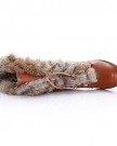 WeenFashion-Womens-Round-Closed-Toe-High-Heels-Short-Plush-Solid-Boots-with-Wedge-Bandage-Fur-Ornament-Brown-5-UK-0-7