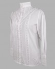 White-Cotton-Victorian-Edwardian-Vintage-Reproduction-Plus-Size-Blouse-0-1