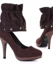 Womans-Shoes-Heels-Pumps-Synthetic-high-quality-leather-look-SW-177-brown-size-55-0