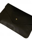WomdeeTM-Elegant-Ladys-Womens-Envelope-Clutch-Chain-Purse-Handbag-Shoulder-Hand-Tote-Bag-Black-With-Womdee-Accessory-0-0