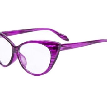 Women-Designer-Cat-Eye-Glasses-Retro-Glasses-Clear-Lens-Vintage-Eyewear-Purple-0