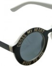 Women-Ladies-black-circular-frame-fashion-Retro-Sunglasses-UV400-cross-my-heart-0-0