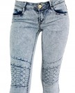 Womens-Acid-Wash-Biker-jegging-Jeans-One-Button-Super-Skinny-Slim-Fit-size-6-8-10-12-14-10-0-0