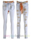 Womens-Acid-Wash-Distressed-Gold-Glitter-Jeans-0-0