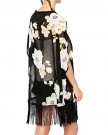 Womens-Batwing-Sleeve-Floral-Print-Tassels-Fringed-Chiffon-Loose-Kimono-Cardigan-Jacket-Coat-Tops-L-Black-0-1