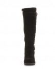 Womens-Black-Mid-Wedge-Knee-High-Winter-Boots-SIZE-7-0-1
