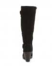 Womens-Black-Mid-Wedge-Knee-High-Winter-Boots-SIZE-7-0-2