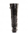 Womens-Black-Patent-Flat-Riding-Knee-Boots-SIZE-6-0-1
