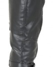 Womens-Black-Riding-Winter-Biker-Ladies-Style-Low-Heel-Flat-Wide-Calf-Leg-Knee-High-Boots-Size-with-shoefashionista-boutique-bag-0-2