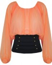 Womens-Chiffon-Batwing-Ladies-Long-Sleeves-Off-Shoulder-Gypsy-Blouse-Skirt-Top-0-3