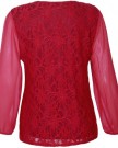Womens-Chiffon-Sheer-Lace-Mesh-Full-Sleeve-Ladies-Round-Neck-Stretch-Lined-Floral-Blouse-Top-Plus-Size-Burgundy-Size-18-0-0