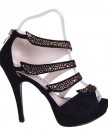 Womens-Fashion-High-Heel-Platform-Diamante-Stud-Detail-Strappy-Peep-Toe-Party-Shoes-Black-5-0