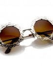 Womens-Fashion-Metal-Cut-Out-Lace-Circle-Round-Sunglasses-Gold-Amber-0-2