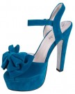 Womens-Fashion-Platform-High-Heel-Peep-Toe-Bow-Party-Shoes-Sandals-Blue-5-0-1