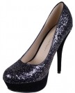 Womens-Fashion-Stiletto-High-Heel-Platform-Two-Tone-Glitter-Round-Toe-Party-Court-Shoes-Black-5-0-1