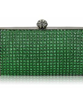 Womens-Gorgeous-Designer-Celebrity-Style-Evening-Sparkly-Crystal-Box-Clutch-Green-Box-Clutch-0