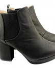 Womens-High-Heel-Chelsea-Suede-Ankle-Boots-Black-0-1