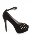 Womens-High-Heel-Platform-Gold-Studded-Party-Shoes-SIZE-6-0-3
