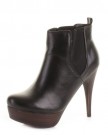 Womens-High-Heel-Stiletto-Platform-Ankle-Boots-SIZE-5-0