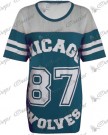 Womens-Ladies-Chicago-87-Wolves-Baggy-Oversize-Baseball-T-Shirt-Dress-Long-Top-0-2