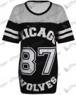 Womens-Ladies-Chicago-87-Wolves-Baggy-Oversize-Baseball-T-Shirt-Dress-Long-Top-0-3