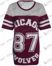 Womens-Ladies-Chicago-87-Wolves-Baggy-Oversize-Baseball-T-Shirt-Dress-Long-Top-0-5