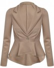 Womens-Ladies-Crop-Frill-Shift-Slim-Fit-Fitted-Peplum-Blazer-Jacket-Coat-UK-8-14-ML-UK-1214-Beige-0-0