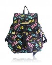 Womens-Ladies-Designer-Anna-Smith-Retro-Novelty-Printed-Backpacks-School-College-Fashion-Rucksack-Fashion-Shoulder-Bags-C14-BLACK-YESNO-0