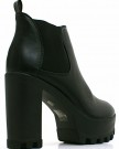 Womens-Ladies-Faux-Leather-Chunky-High-Heel-Cleated-Grip-Sole-Platform-Chelsea-Ankle-Shoes-Boots-C10-3-BLACK-FAUX-LEATHER-0-1