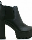 Womens-Ladies-Faux-Leather-Chunky-High-Heel-Cleated-Grip-Sole-Platform-Chelsea-Ankle-Shoes-Boots-C10-3-BLACK-FAUX-LEATHER-0-3