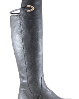 Womens-Ladies-High-Over-The-knee-Low-Heel-Chelsea-Calf-Zip-Riding-Boots-size-3-8-0