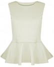 Womens-Ladies-Plain-Stretchy-Sleeveless-Round-Neck-Flared-Frill-Party-Peplum-Top-0-6