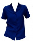 Womens-Ladies-Short-Sleeve-Blouse-Shirt-Button-Up-Woven-Light-Weight-SIZES-8-30-0
