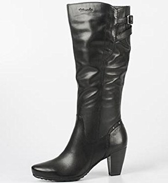 Womens-Ladies-Tamaris-1-25510-21-High-Heel-Knee-length-Boots-40-EU-Black-0