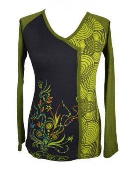Womens-Long-Sleeved-Tops-With-Patch-and-Embroidery-CHOLO-GRN-1039-L-0