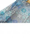 Womens-Minium-Blue-Pattern-Printed-Loose-Batwing-Sleeve-Chiffon-Kimono-Cardigan-Coat-Blouse-Shirts-Tops-0-2