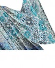Womens-Minium-Blue-Pattern-Printed-Loose-Batwing-Sleeve-Chiffon-Kimono-Cardigan-Coat-Blouse-Shirts-Tops-0-3