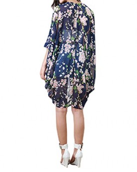 Womens-New-Vintage-Floral-Print-Casual-Chiffon-Tops-Long-Loose-Kimono-Cardigan-Jacket-Coat-L-Dark-Blue-0-0